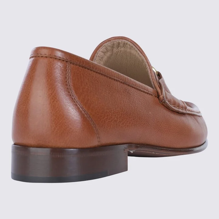 Brown Leather Loafers - Image 2