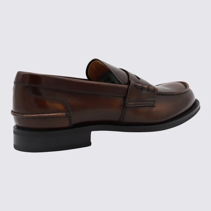 Brown Leather Loafers - Image 2