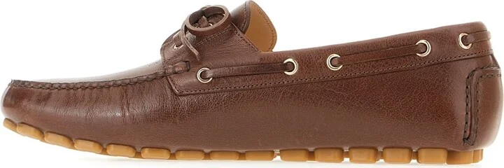 Brown Leather Loafers - Image 3