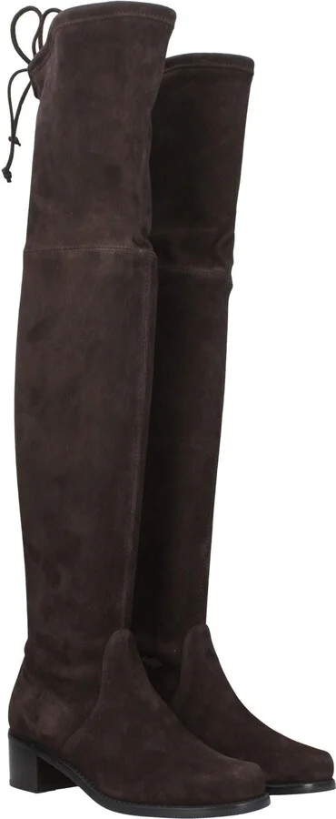 Brown Leather Over The Women's Knee - Image 2
