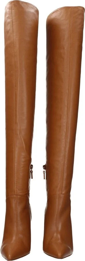 Brown Leather Over The Women's Knee - Image 3