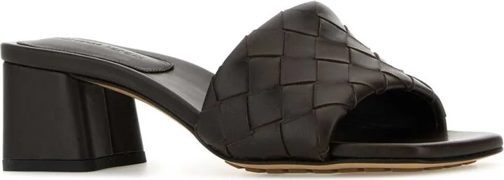 Brown Leather Parco Mules - Image 2