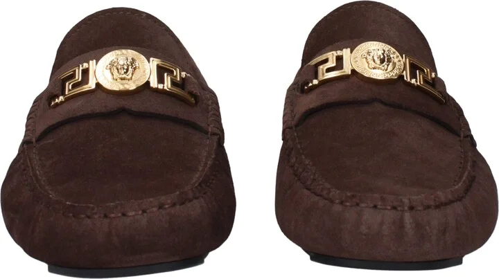 Brown Leather Slip-On Men's Loafers - Image 3