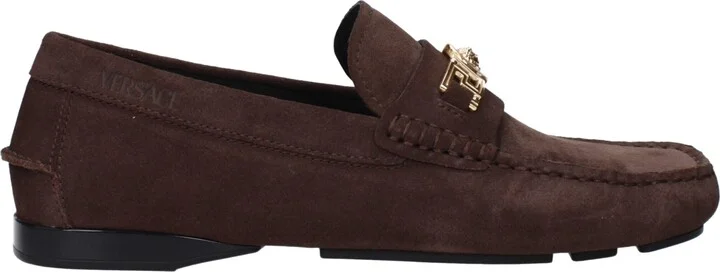 Brown Leather Slip-On Men's Loafers