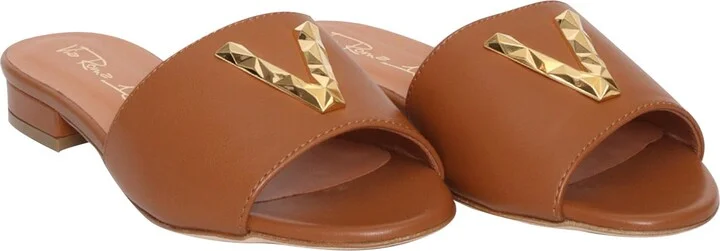 Brown Leather Slippers - Image 2