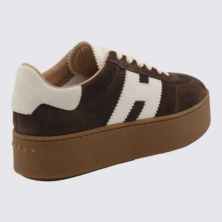 Brown Leather Sneakers - Image 3
