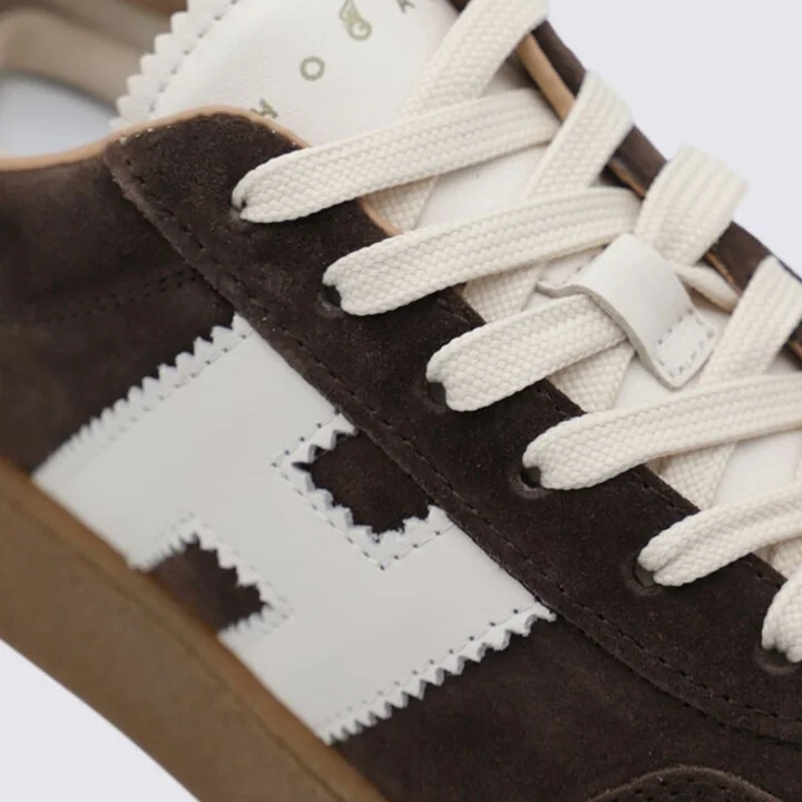 Brown Leather Sneakers - Image 4