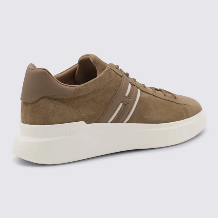Brown Leather Sneakers - Image 3
