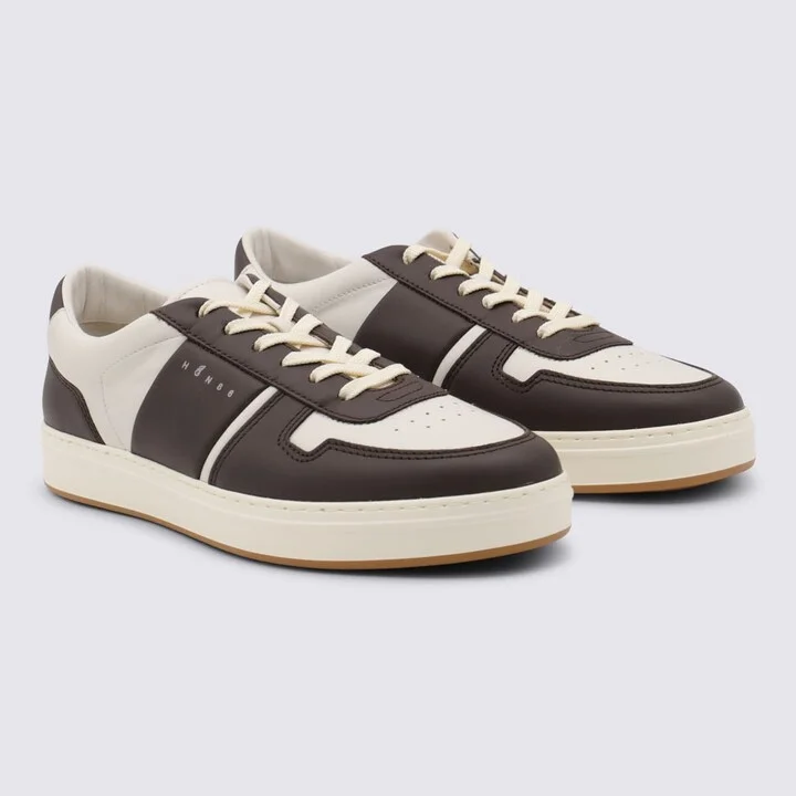 Brown Leather Sneakers - Image 2