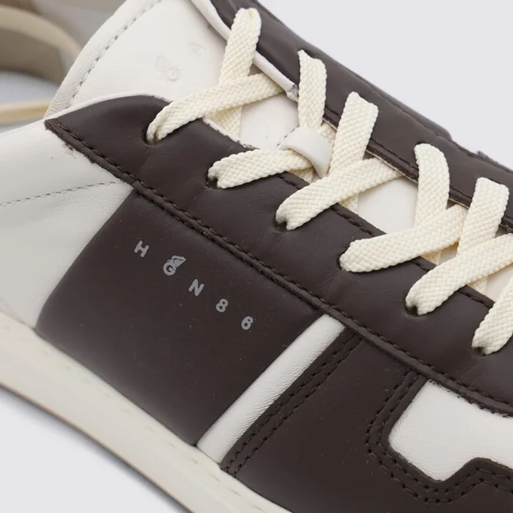 Brown Leather Sneakers - Image 4