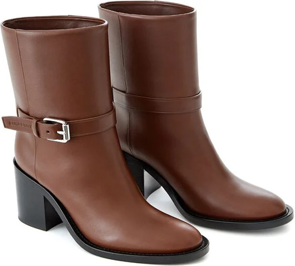 Brown Leather Women's Boot - Image 4