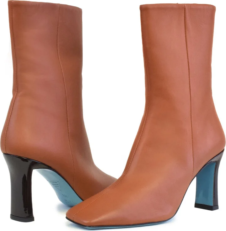 Brown Lettera In Faggio Parmasoft T Moro Vernice Heel - Image 4