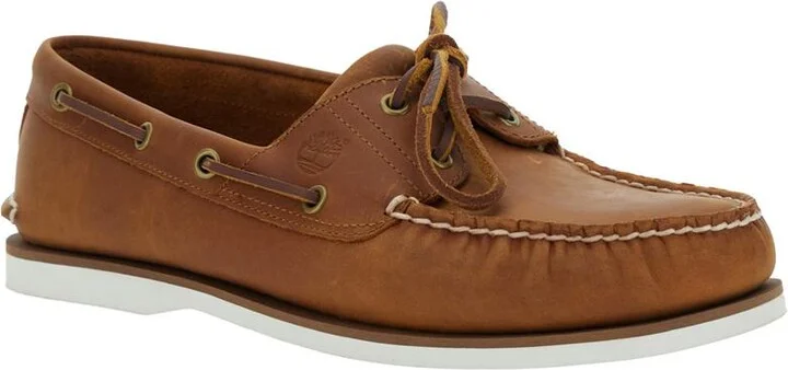 Brown Loafers With Bow Detail On The Front And Embossed Logo On The Side In Leather Man - Image 2