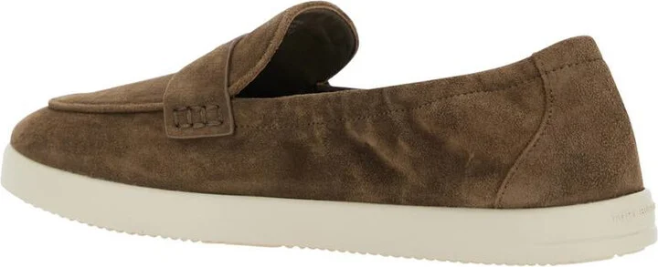 Brown Loafers With Logo Plaque On The Front And Slip-On Design In Suede Woman - Image 3