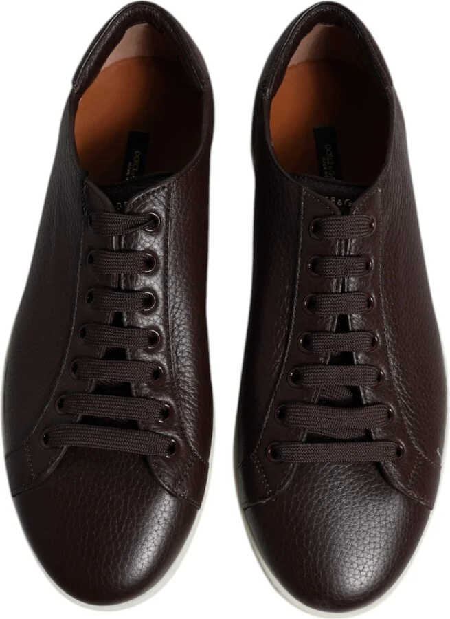 Brown Low Top Men Saint Tropez Sneakers Men's Shoes - Image 3