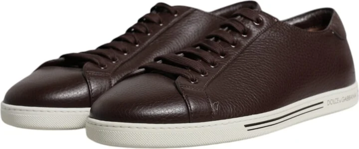 Brown Low Top Men Saint Tropez Sneakers Men's Shoes - Image 4