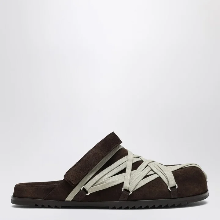 Brown Megalance Mule Granolas in suede