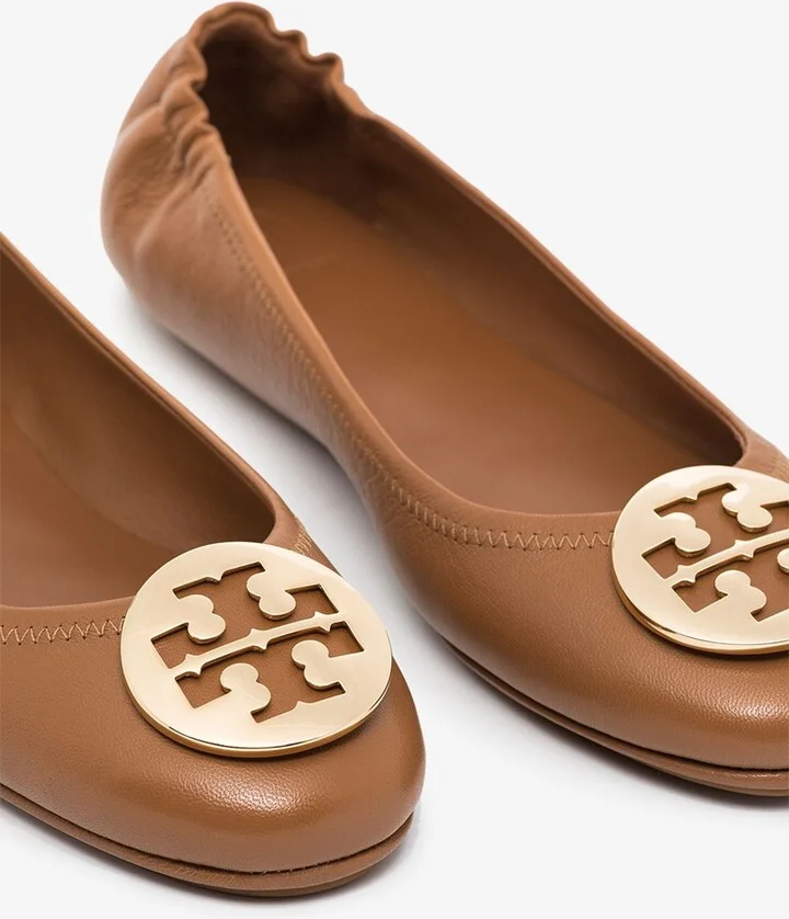 Brown Minnie Travel Ballet Pumps - Image 2