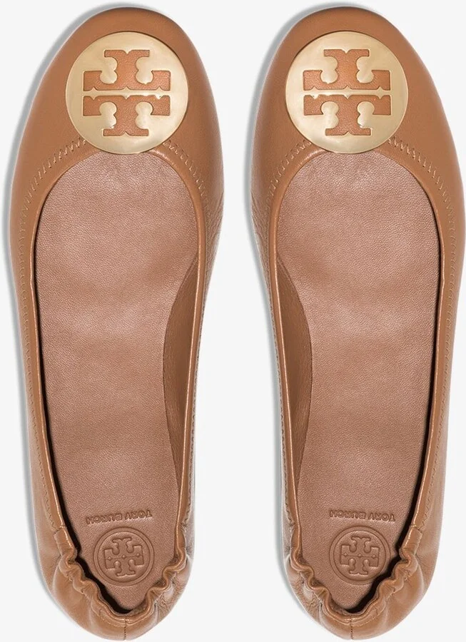 Brown Minnie Travel Ballet Pumps - Image 4
