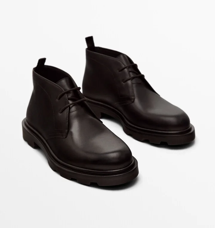 Brown Nappa Safari Boots - Image 3
