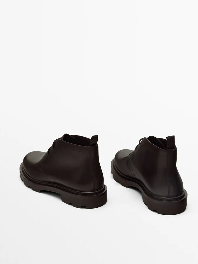 Brown Nappa Safari Boots - Image 4