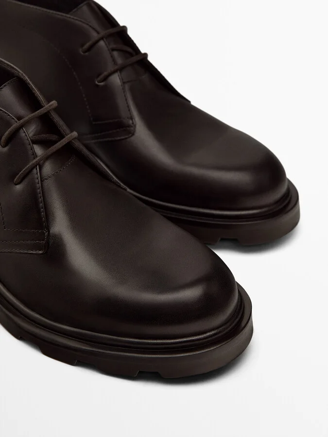 Brown Nappa Safari Boots - Image 5