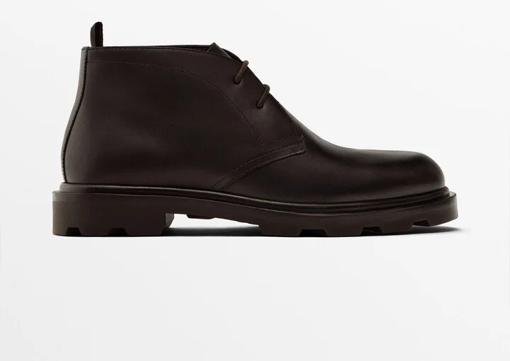 Brown Nappa Safari Boots
