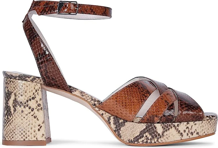 Brown / Neutrals Ellie New York Block Heels