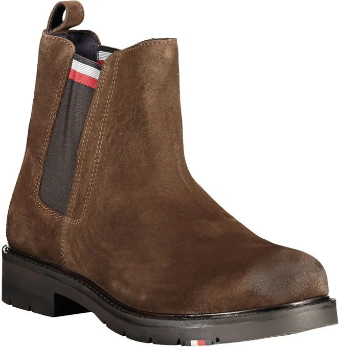 Brown Polyester Men's Boot - Image 2