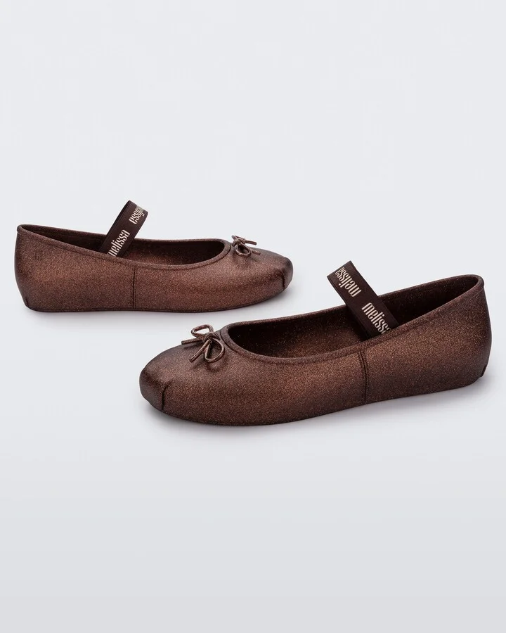 Brown Sophie Ballet Flat - Bronze - Image 3