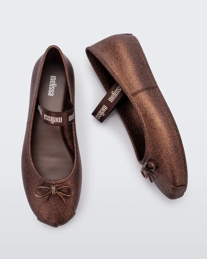 Brown Sophie Ballet Flat - Bronze - Image 5