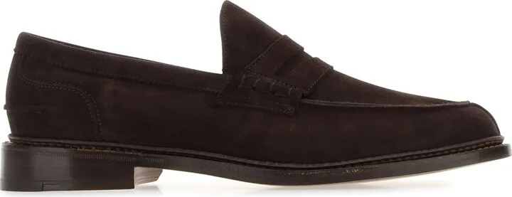 Brown suede Adam loafers