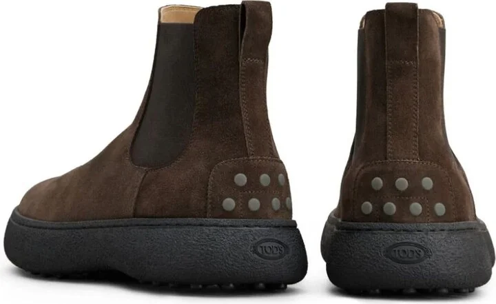 Brown Suede Ankle Boots - Image 3