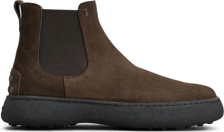 Brown Suede Ankle Boots