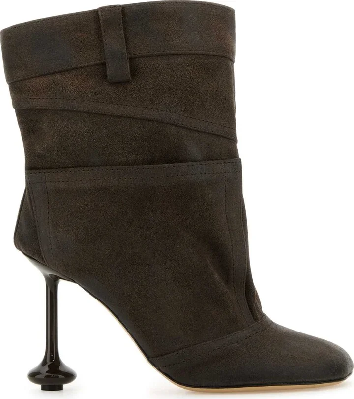Brown Suede Ankle Boots