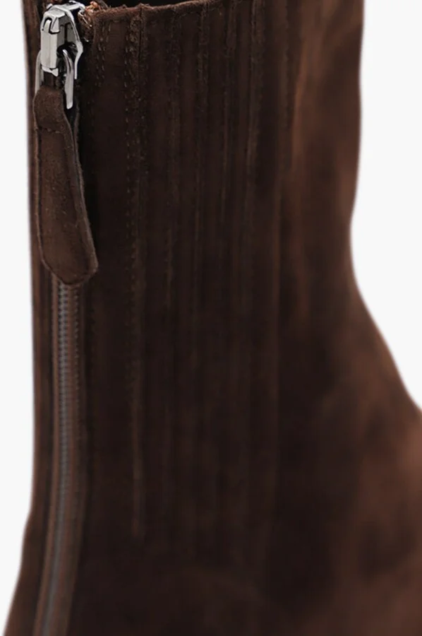 Brown Suede Boots - Image 4
