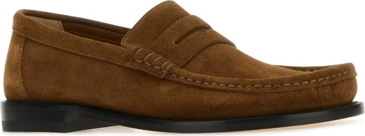 Brown Suede Campo Loafers - Image 2