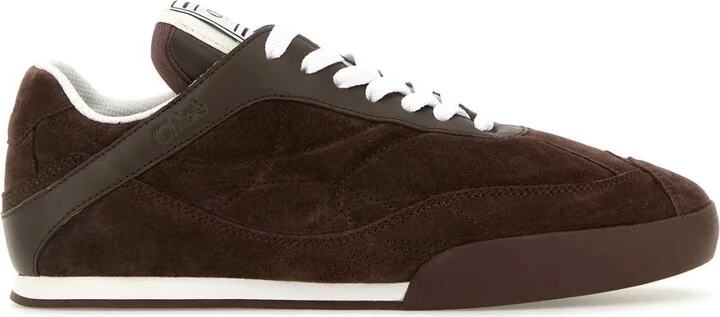 Brown Suede Chloã¨ Kick Sneakers