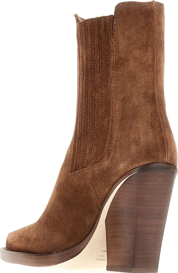 Brown Suede Dallas Ankle Boots - Image 3