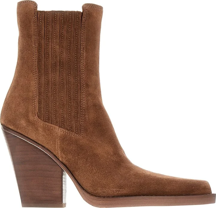 Brown Suede Dallas Ankle Boots