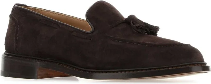Brown Suede Elton Loafers - Image 2