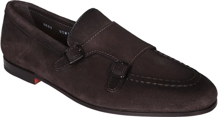 Brown Suede Loafer Monkstrap Dong Tdm - Image 2