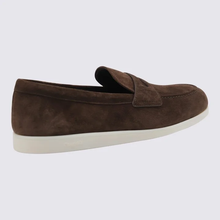 Brown Suede Loafers - Image 2