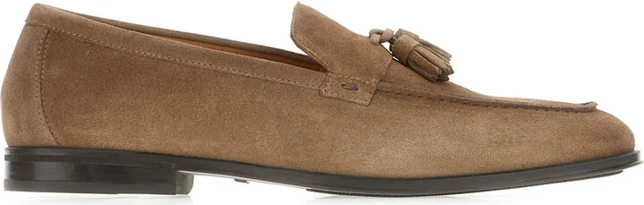 Brown Suede Loafers