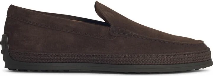 Brown Suede Loafers