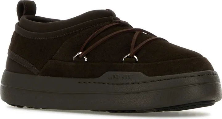 Brown Suede Mb Park Icon Slip Ons - Image 2