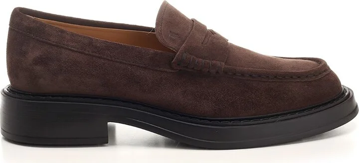Brown Suede Moccasin