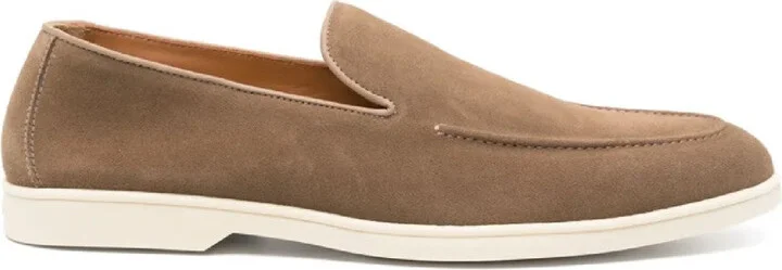 Brown Suede Moccasins