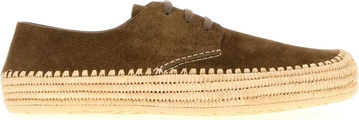Brown Suede Rio Lace-up Shoes