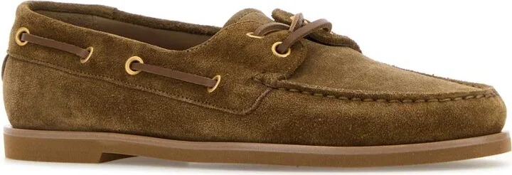 Brown Suede Vandã©e Loafers - Image 2